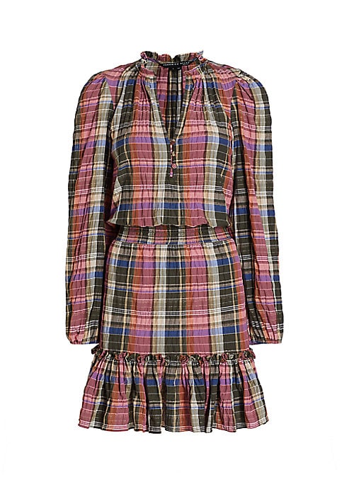 Plaid Ruffle Tier Dress
