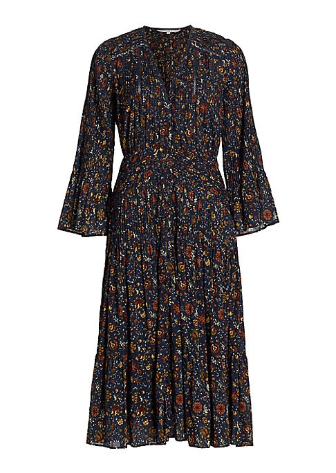 Floral Lace Midi Dress