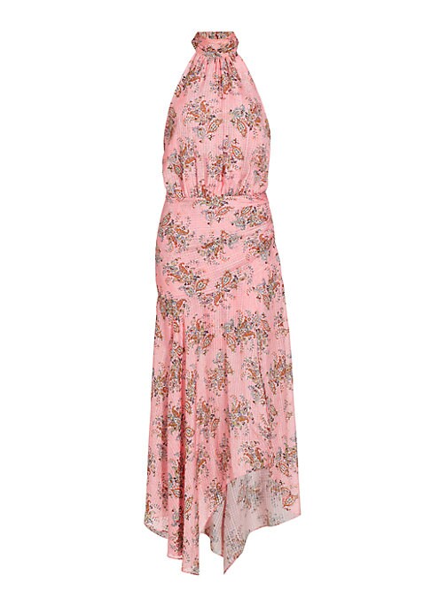 Silk Paisley Halter Dress