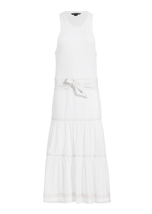 Tie-Waist Flare Dress