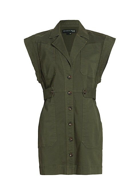 Utility Cap Sleeve Dress
