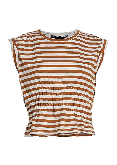 Cropped Stripe Tank Top