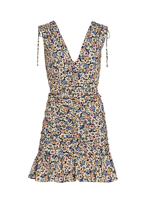 Floral Ruching Dress