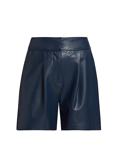 Elevated Faux Leather Shorts