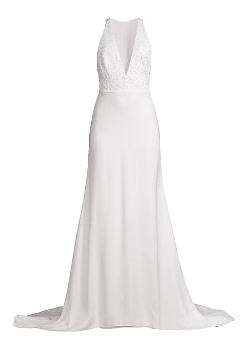 Chic Embellished V-Neck Dress