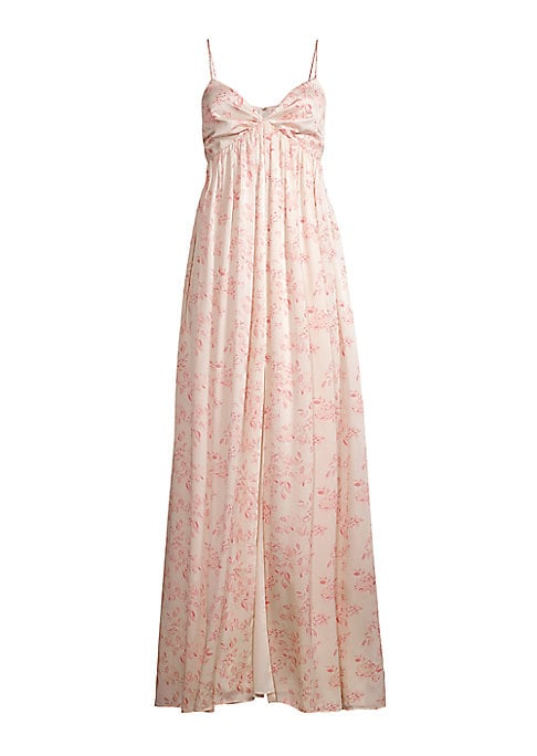 Floral Bow Evening Gown