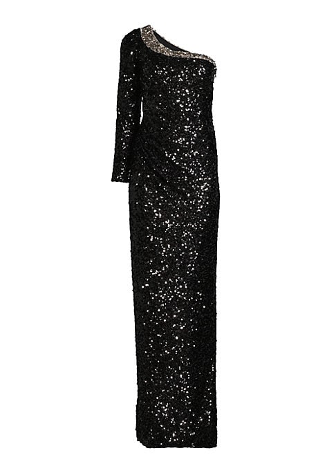 Shimmering Asymmetric Elegance