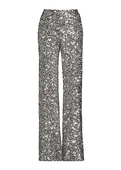 Sparkling Wide-Leg Trousers