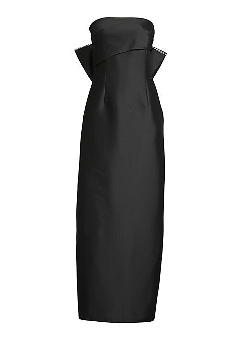 Elegant Bow Satin Gown