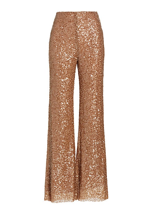 Gleaming Bootcut Glam Pants