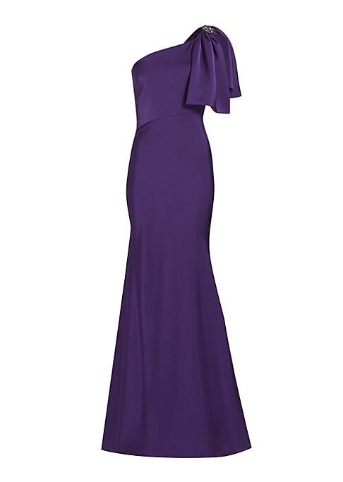 Elegance in Satin Gown