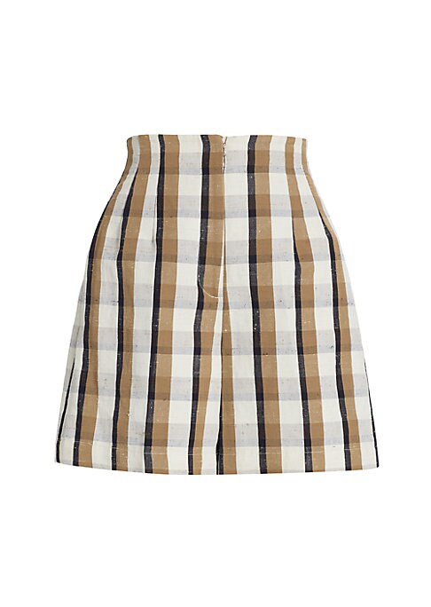 Chic A-Line Linen Shorts