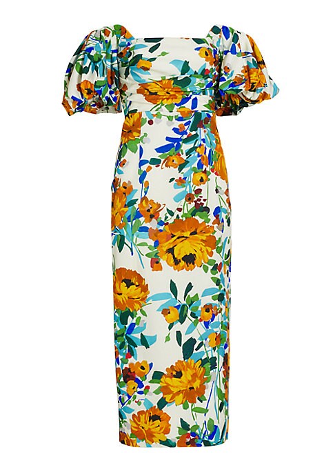 Blooming Puff Sleeve Dress