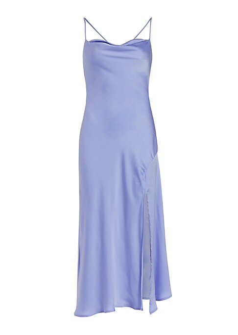 Draped Elegance Midi Dress
