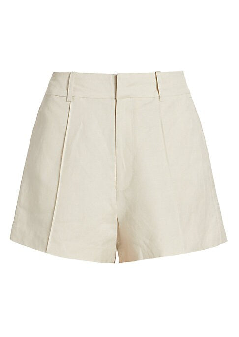 Chic Linen Blend Shorts