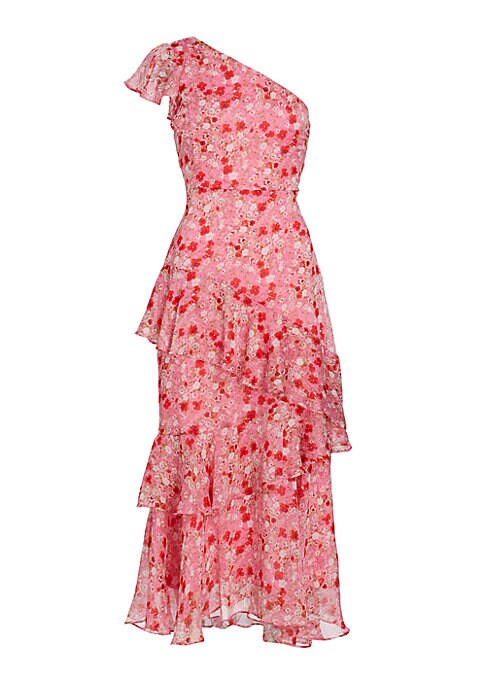 Floral Flutter Midi Dress