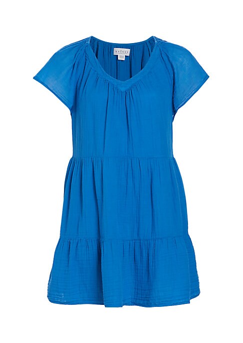 Tiered Flutter Mini Dress
