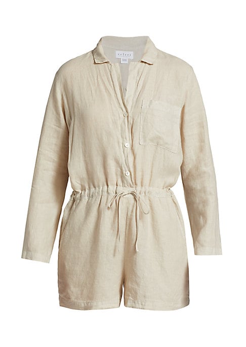 Luxe Linen Sleeved Romper