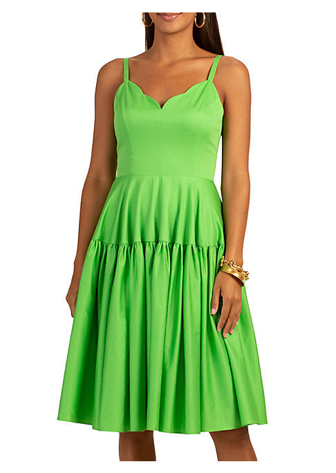 Chic Scalloped Summer Dress