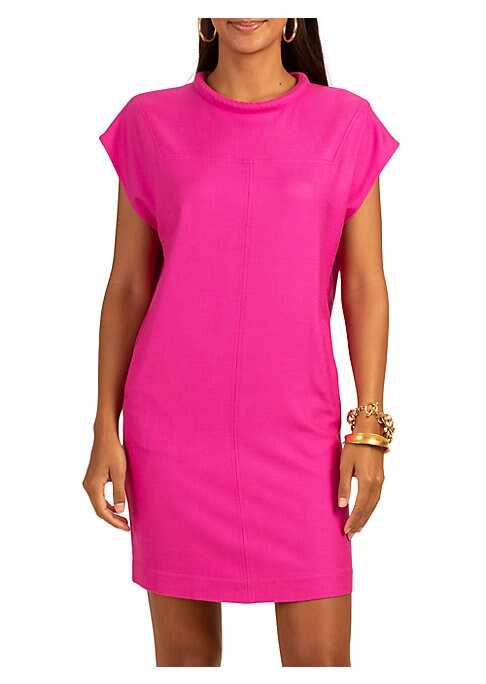 Chic Twill Shift Dress