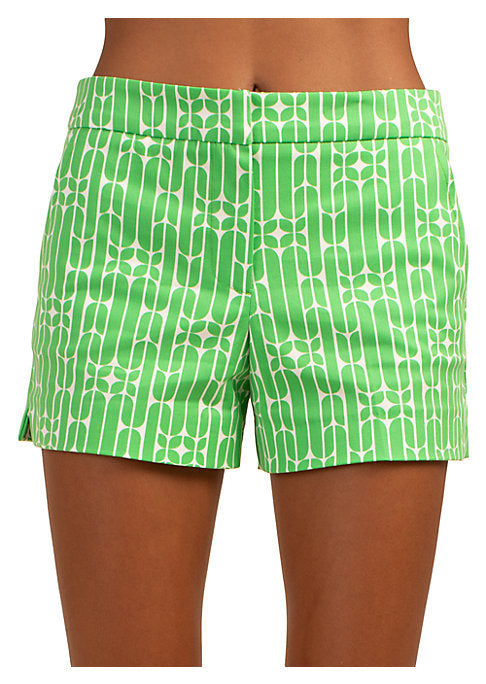 Chic Printed Cotton Shorts