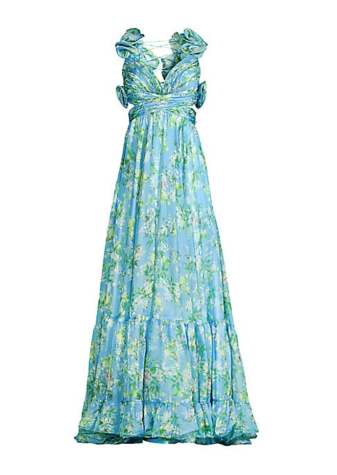 Floral Elegance Gown