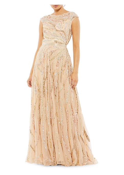 Shimmering Chiffon Elegance