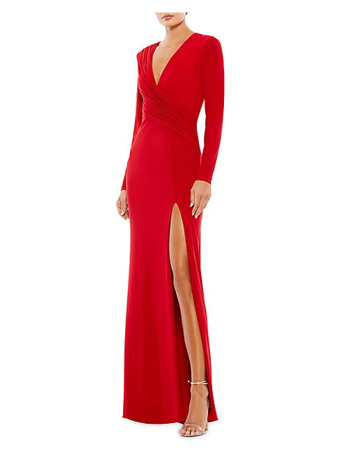 Elegant Slit Evening Dress