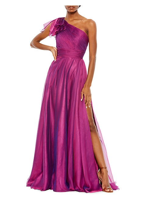 Draped Chiffon Elegance