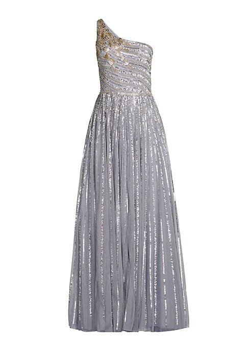 Glistening Tulle Evening Dress