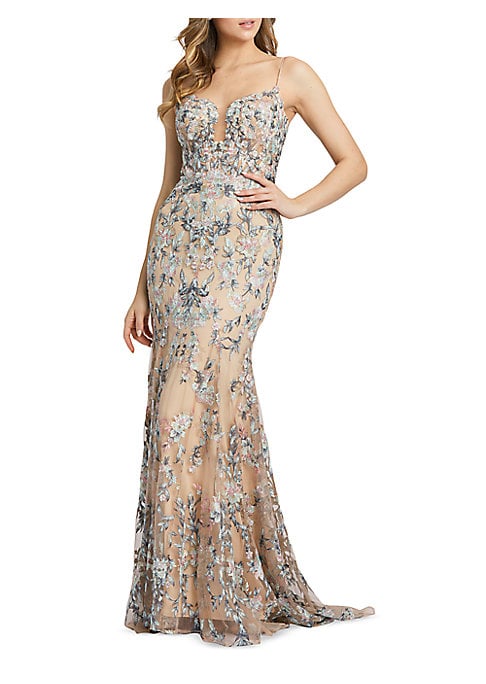 Floral Elegance Gown