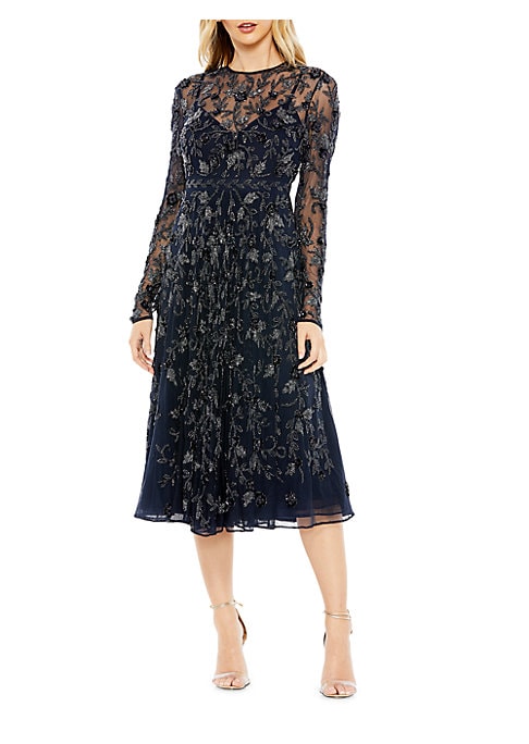 Floral Elegance Midi Dress