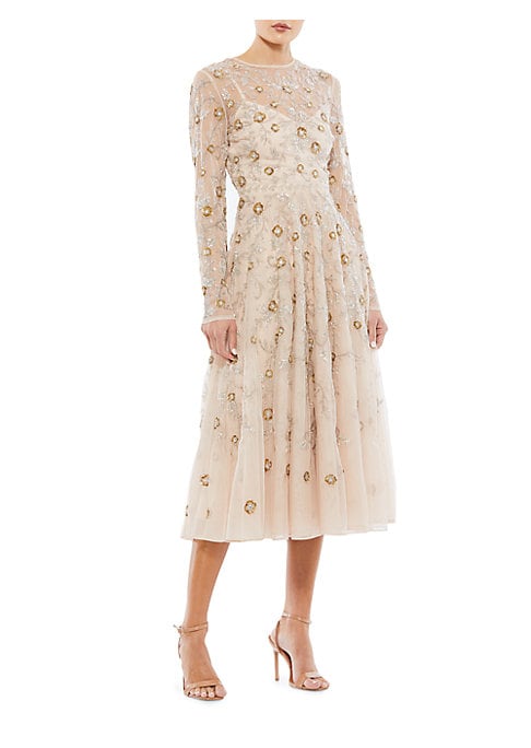 Floral Elegance Midi Dress