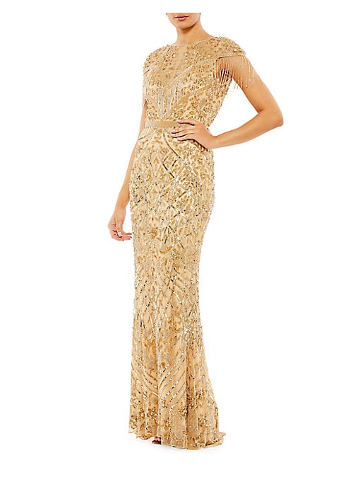 Fringe Elegance Gown
