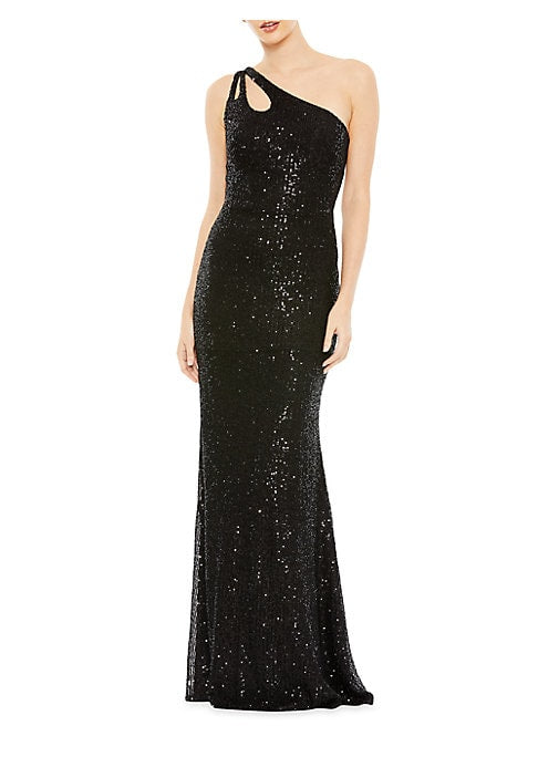Glimmering Asymmetrical Dress