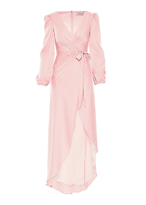 Satin Ruffle Elegance