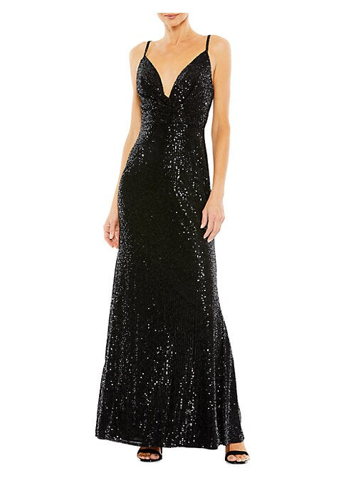 Glistening Sequin Column Dress