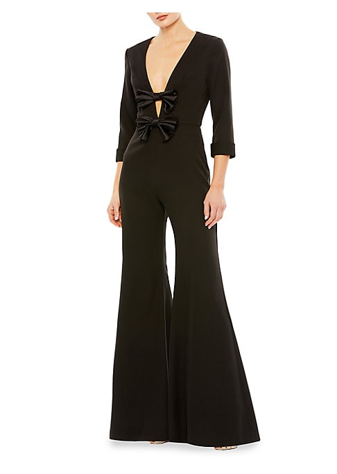 Chic Satin V-Jumpsuit