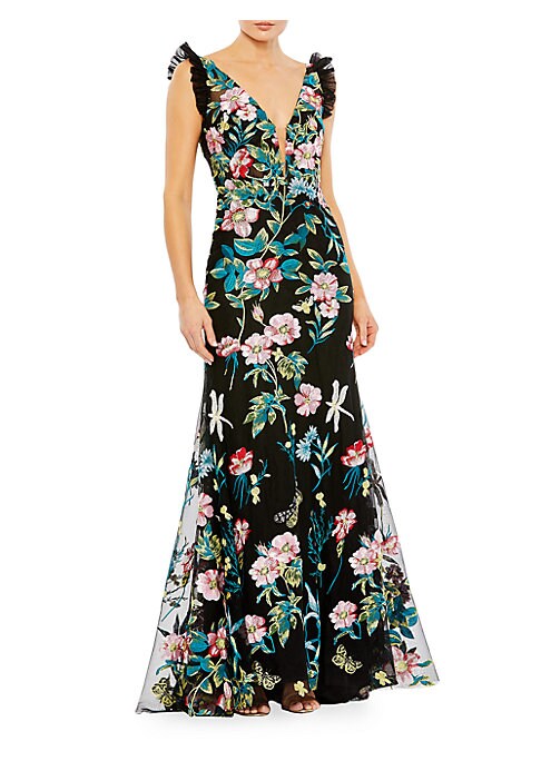 Floral Elegance Gown