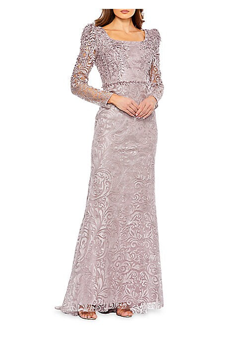 Embroidered Tulle Elegance