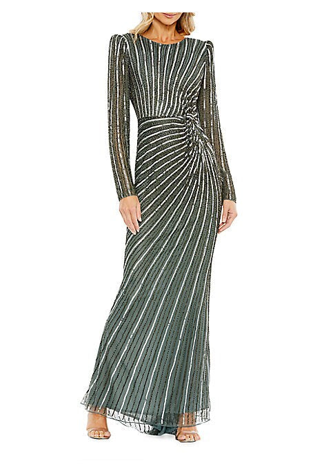Chic Knotted Evening Dress