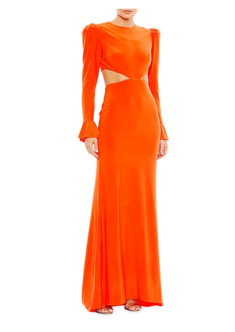 Chic Cut-Out Bell Gown