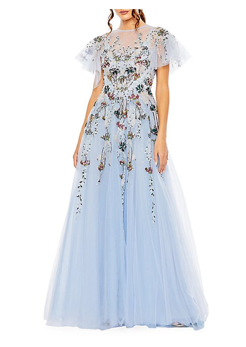 Floral Luxe Tulle Dress