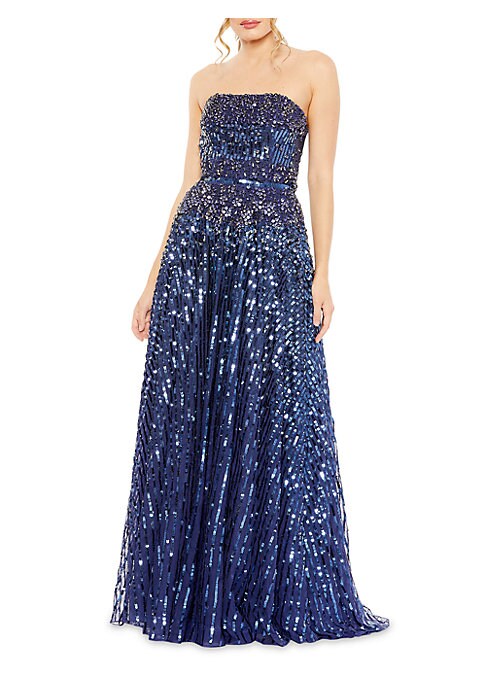 Sequined Elegance Gown