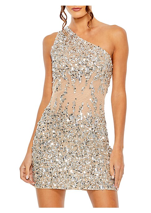 Shimmer One-Shoulder Dress