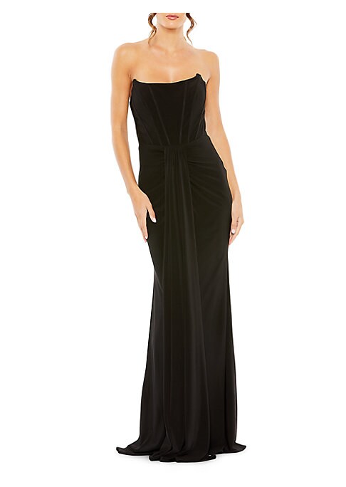 Draped Elegance Gown