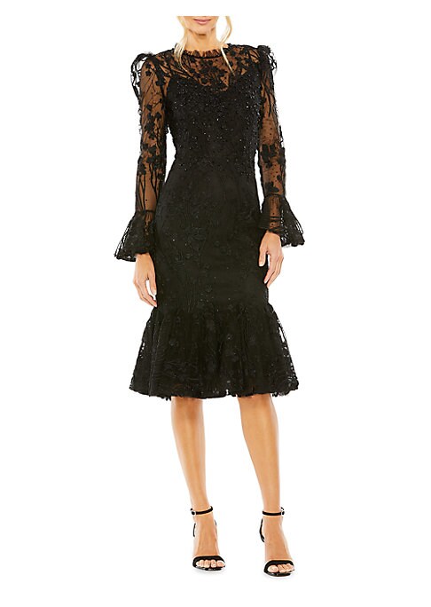 Floral Beaded Elegance Dress
