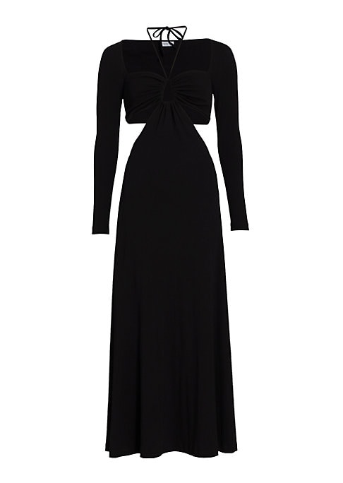 Strappy A-Line Maxi Dress