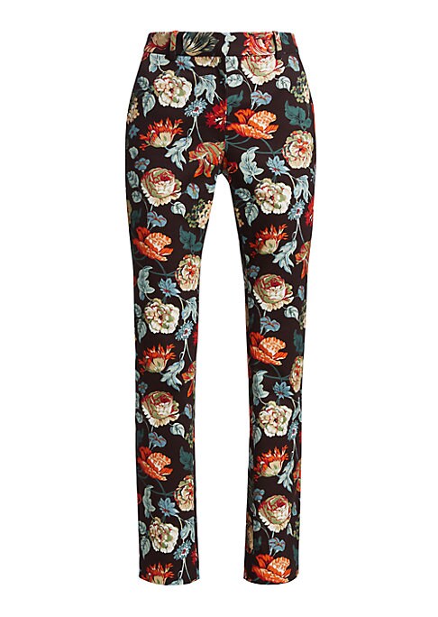 Floral Chic Stretch Pants