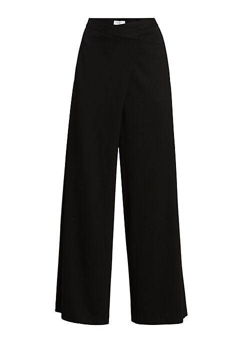 Chic Wide-Leg Knit Trousers